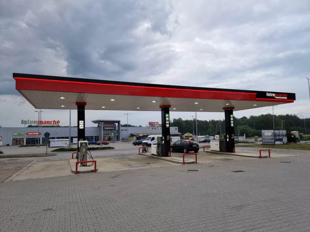 &lt;p&gt;Stacja paliw Intermarche, w Zielonej Górze.&lt;/p&gt;
