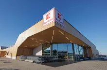 Drewniany Kaufland w Bratysławie (fot. Linkedin)