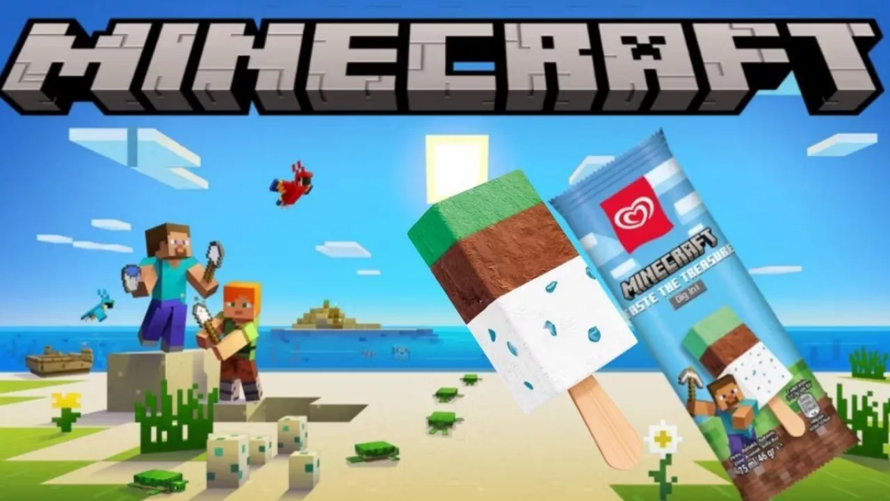&lt;p&gt;Kultowa gra Minecraft łączy się z lodami. Żabka znów będzie mieć HIT (fot. Unilever)&lt;/p&gt;